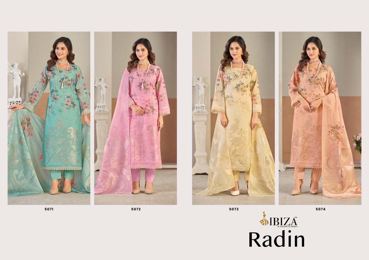 Ibiza radin dress material wholesalers in hyderabad